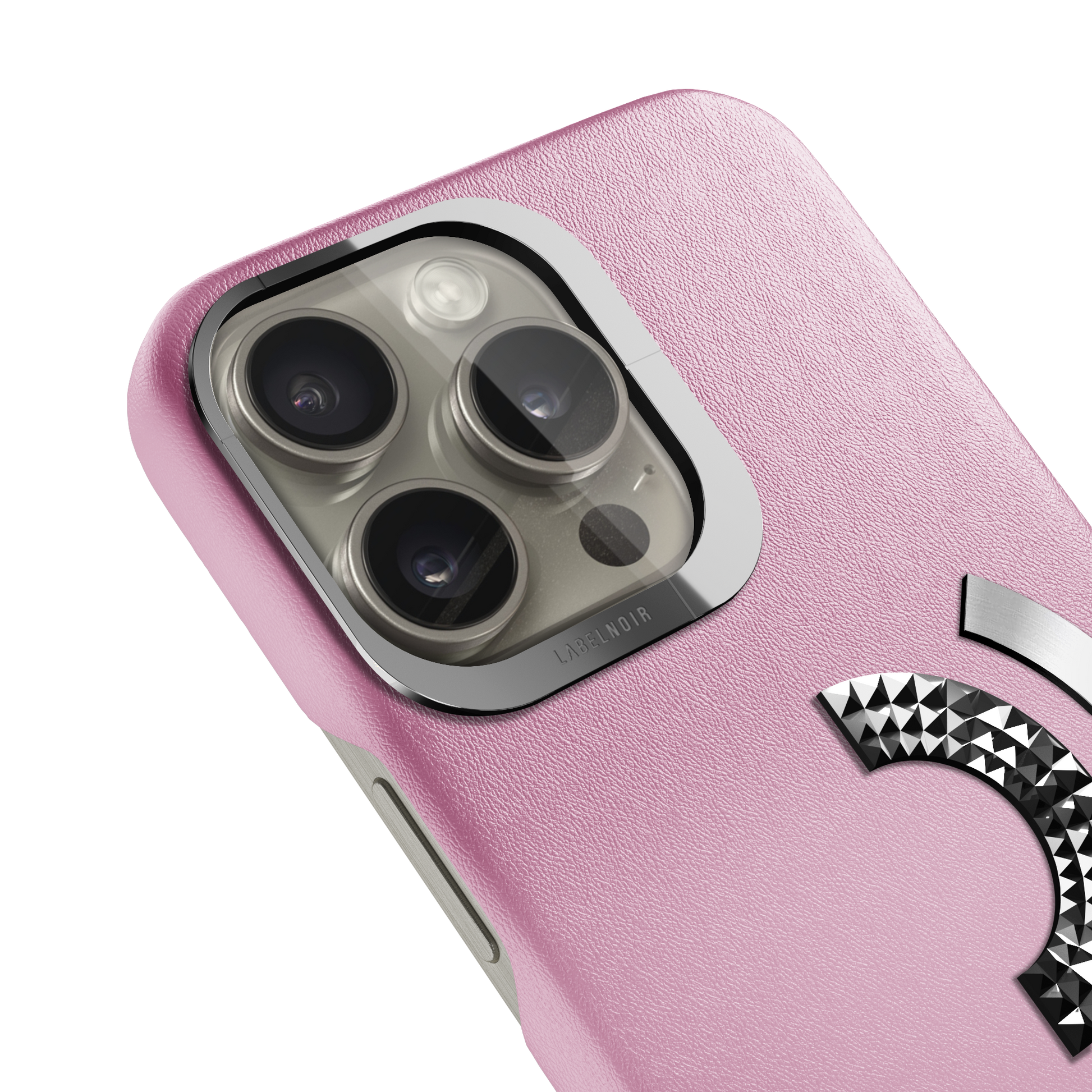 Iphone 16 Pro Pink Ornate Case | Label Noir Genève