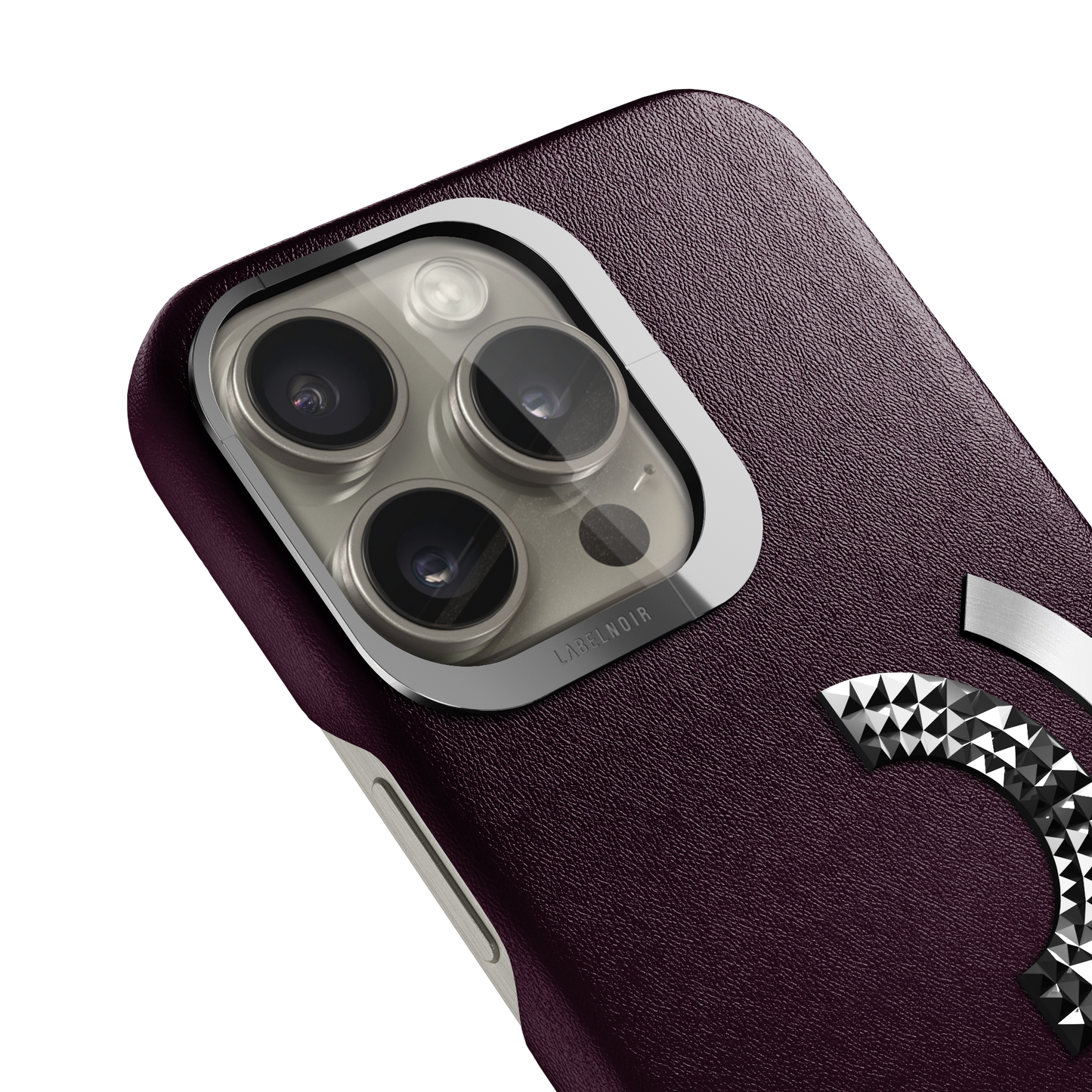 Iphone 15 Pro Purple Ornate Case | Label Noir Genève