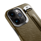 Iphone 13 Pro Kaki Saffiano Removable Strap Case | Magsafe