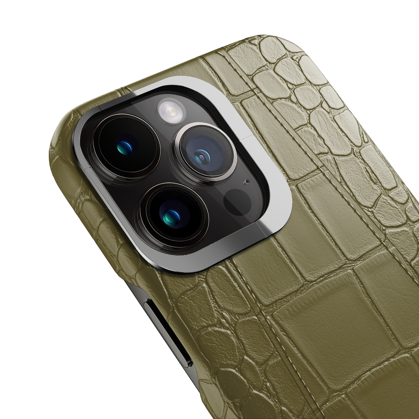 Iphone 14 Pro Olive Green Alligator Case | Magsafe