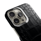 Iphone 15 Pro Black Alligator Case | Magsafe