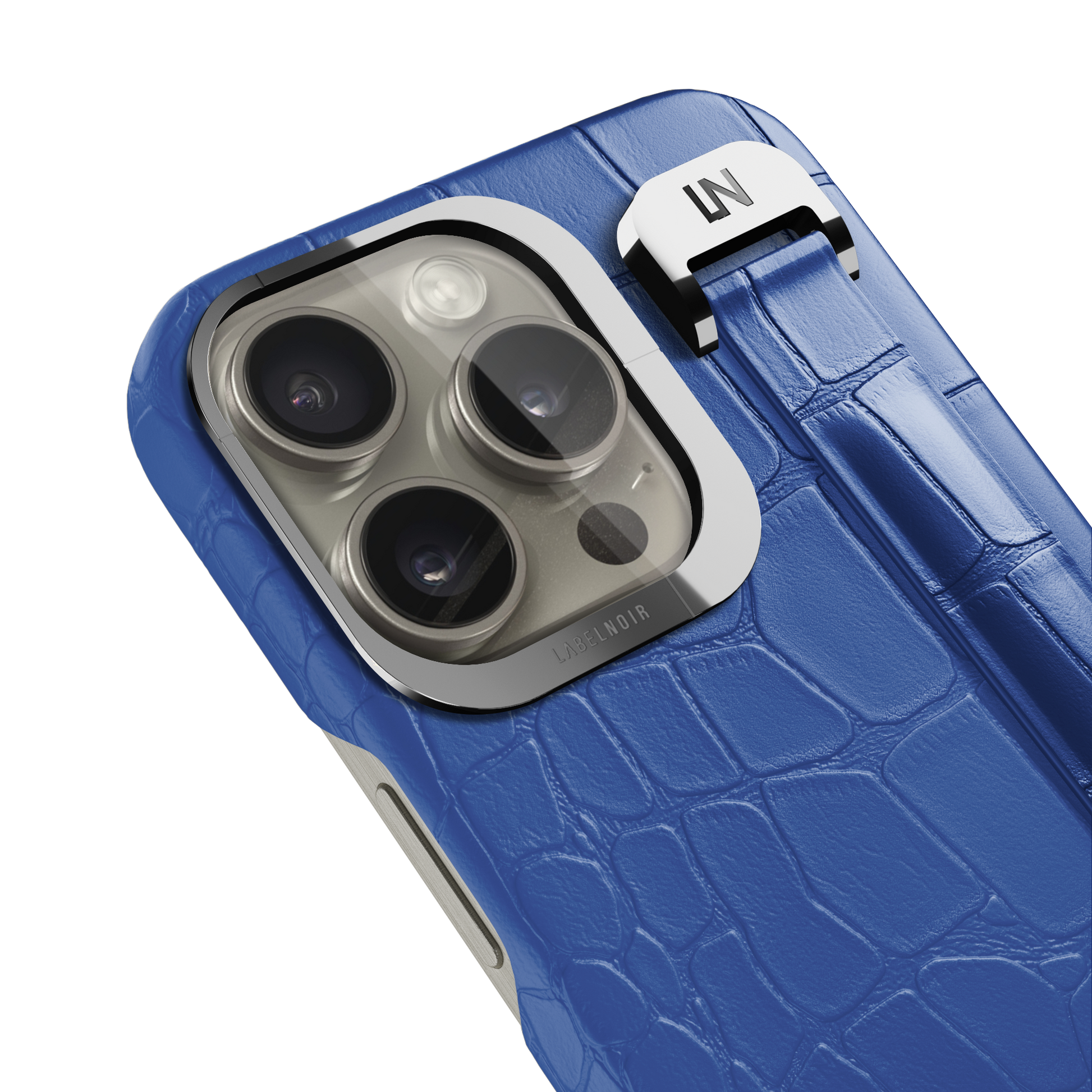 Iphone 16 Pro Phantom Blue Alligator Removable Strap Case | Magsafe