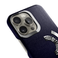 Iphone 16 Pro Navy Blue Ornate Case | Label Noir Genève