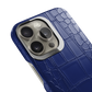 Iphone 15 Pro Max Blue Peony Alligator Case | Magsafe