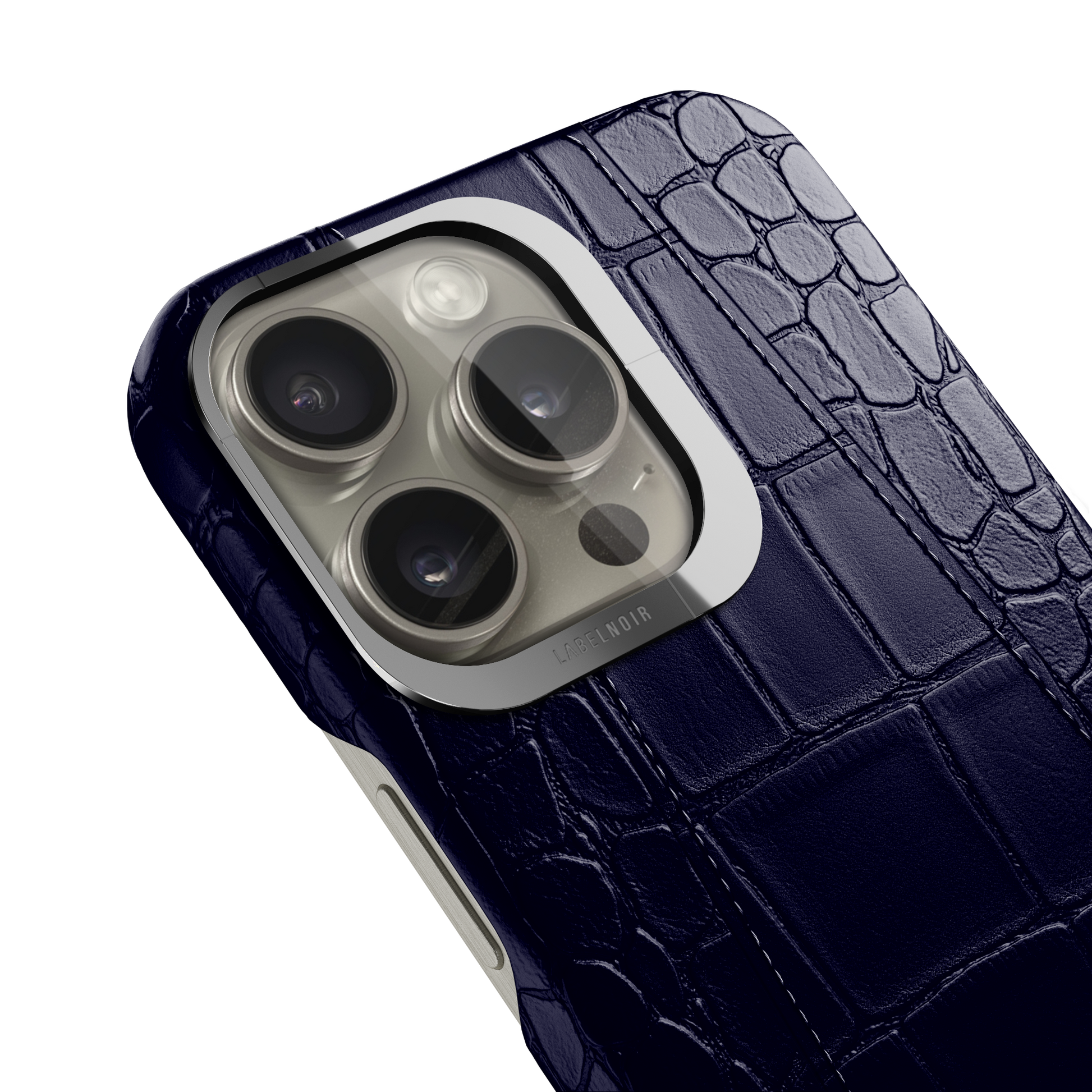 Iphone 15 Pro Max Navy Blue Alligator Case | Magsafe