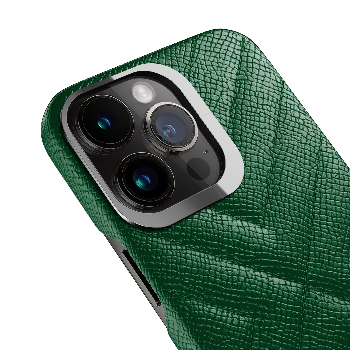 Iphone 14 Pro Green Sapin Quilted Case