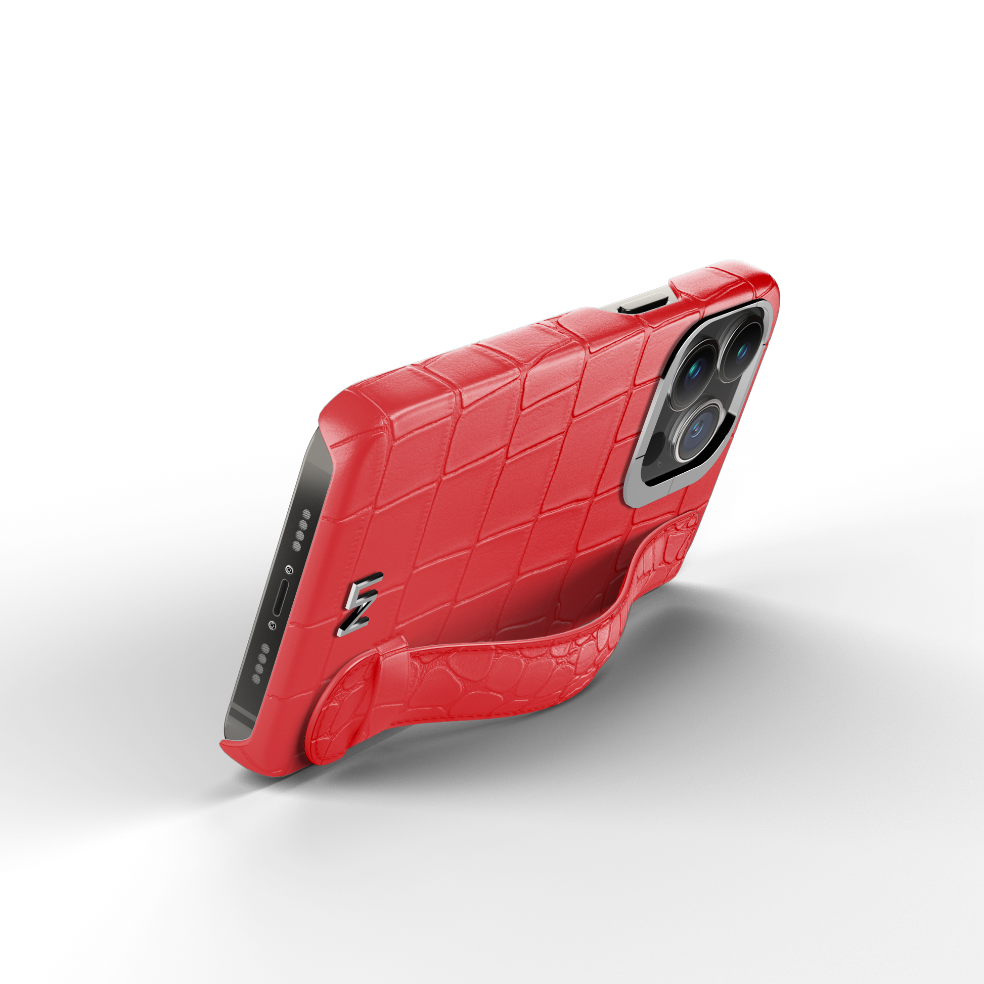 Iphone 14 Pro Red Alligator Strap Case | Magsafe