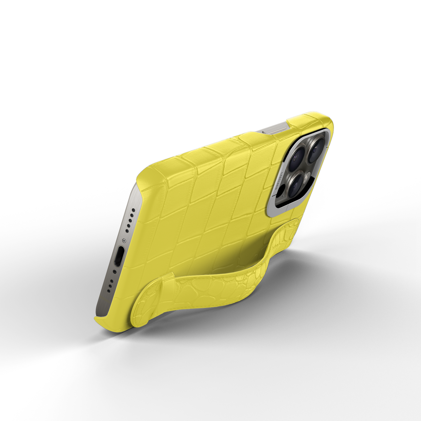 Iphone 16 Pro Yellow Alligator Strap Case | Magsafe