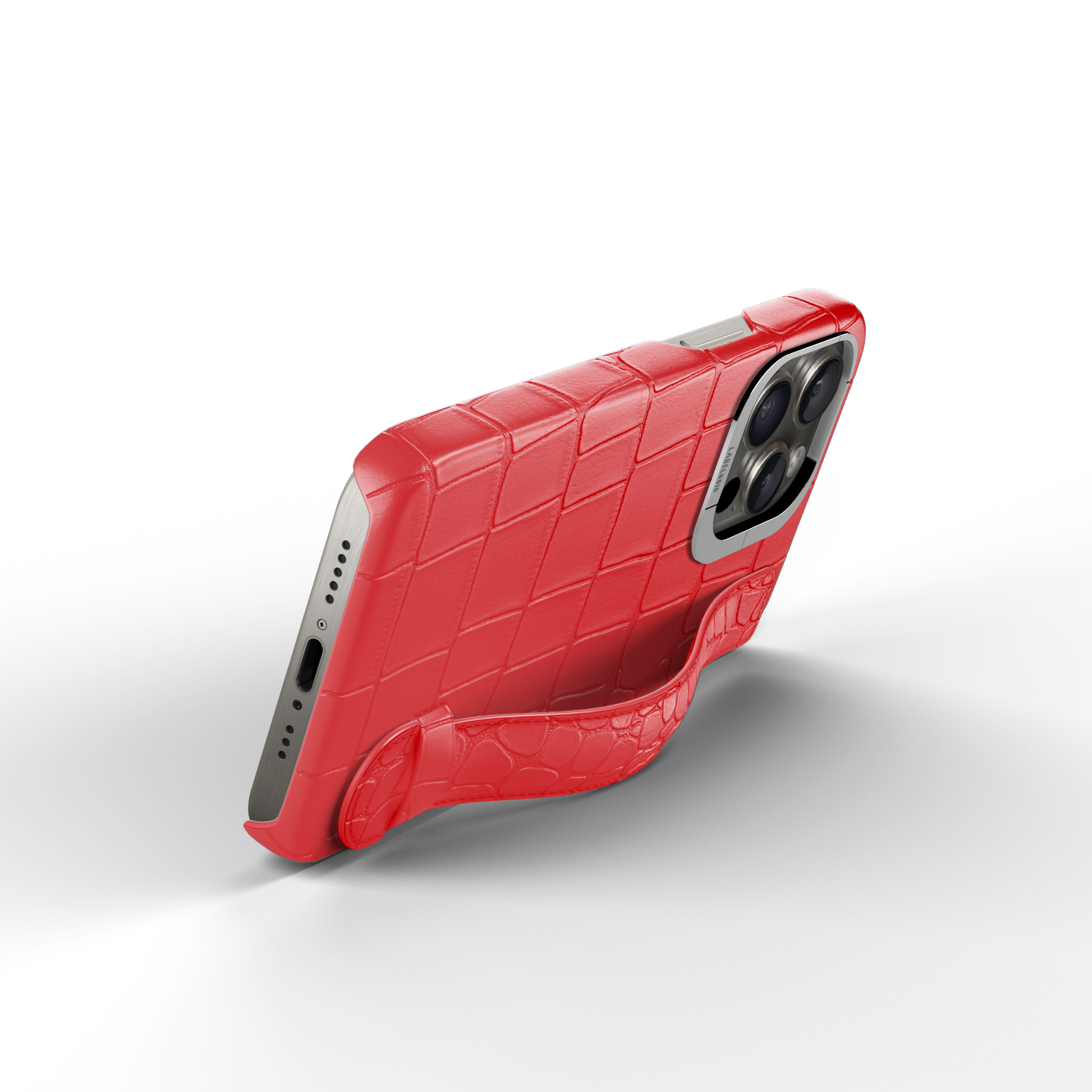 Iphone 16 Pro Red Alligator Strap Case | Magsafe