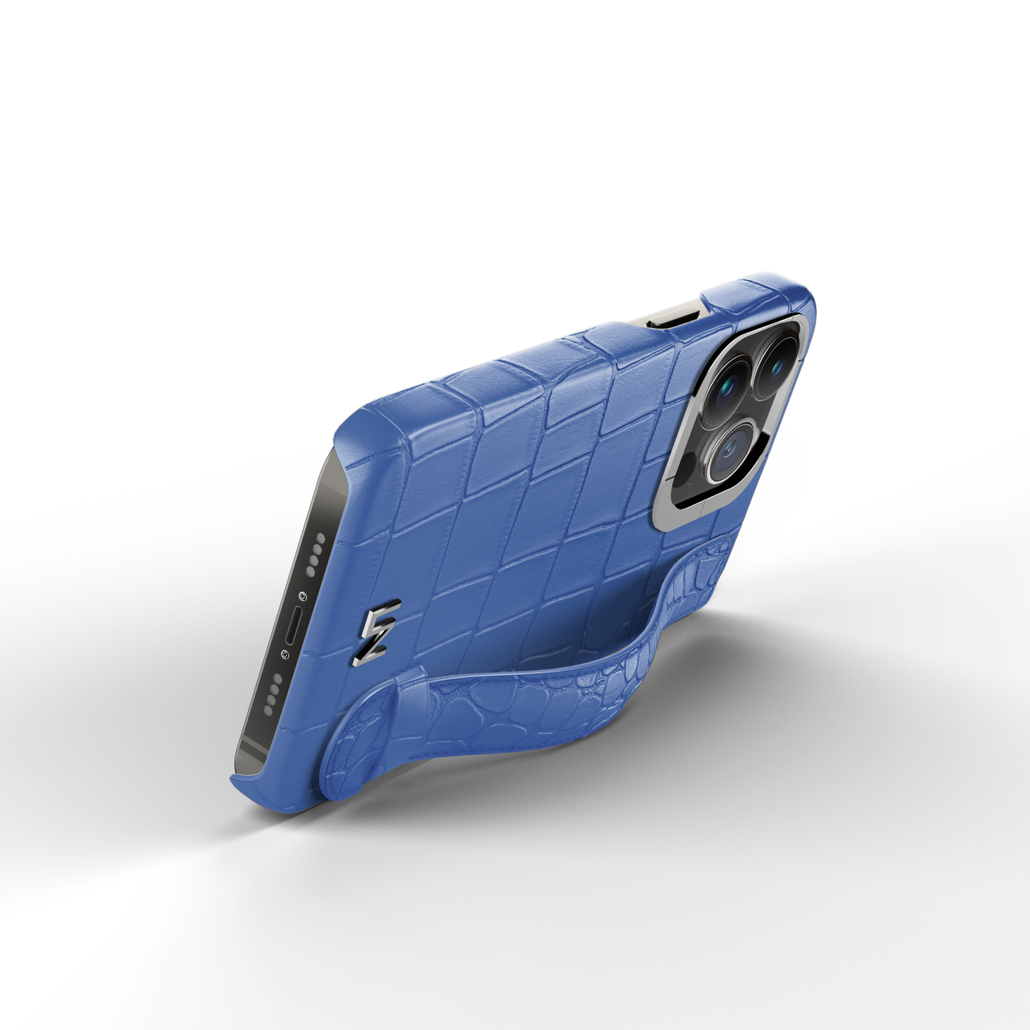 Iphone 14 Pro Phantom Blue Alligator Strap Case | Magsafe