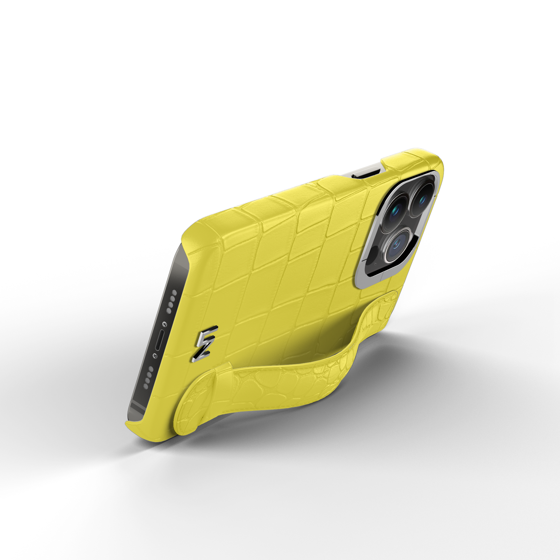 Iphone 14 Pro Yellow Alligator Strap Case | Magsafe