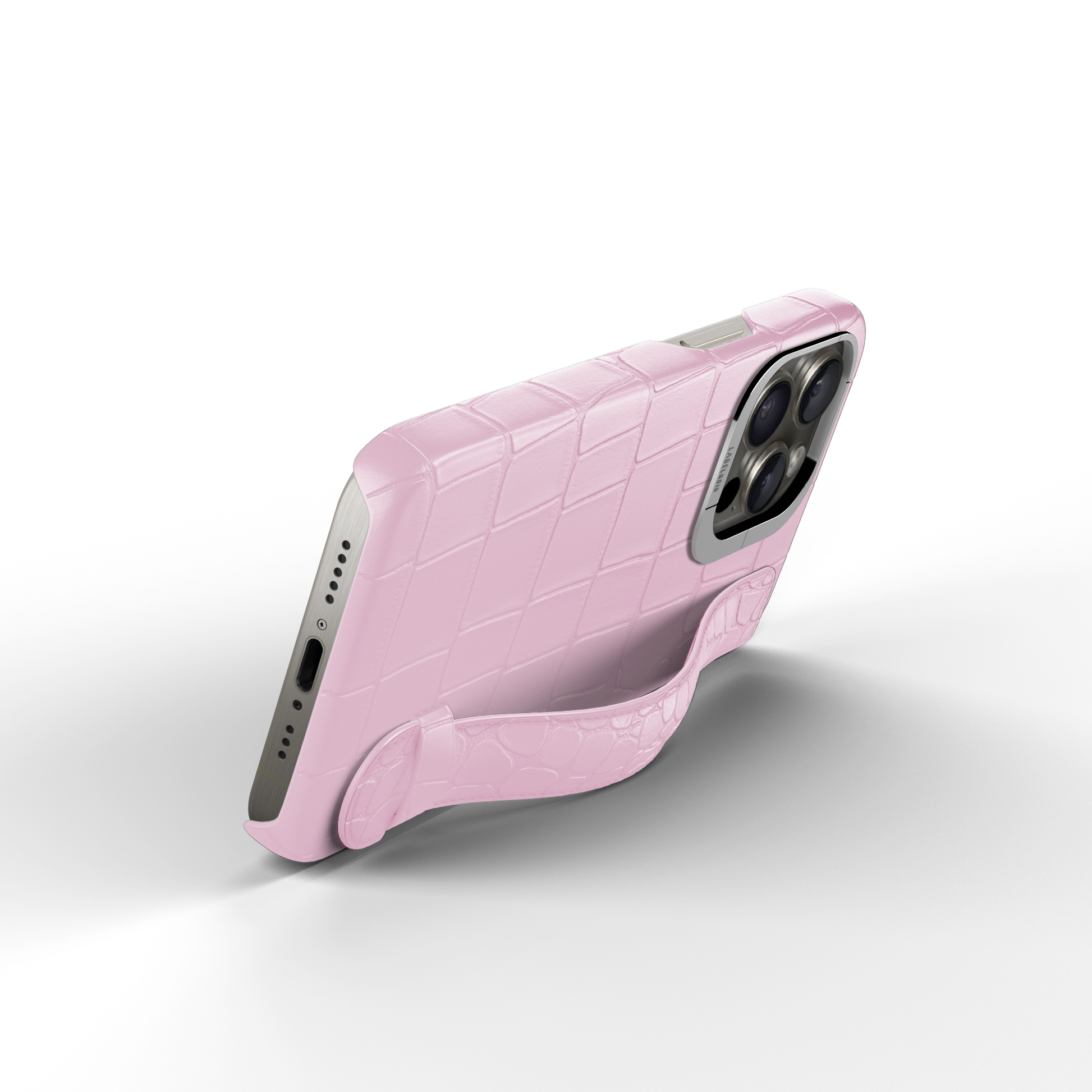 Iphone 16 Pro Pink Alligator Strap Case | Magsafe