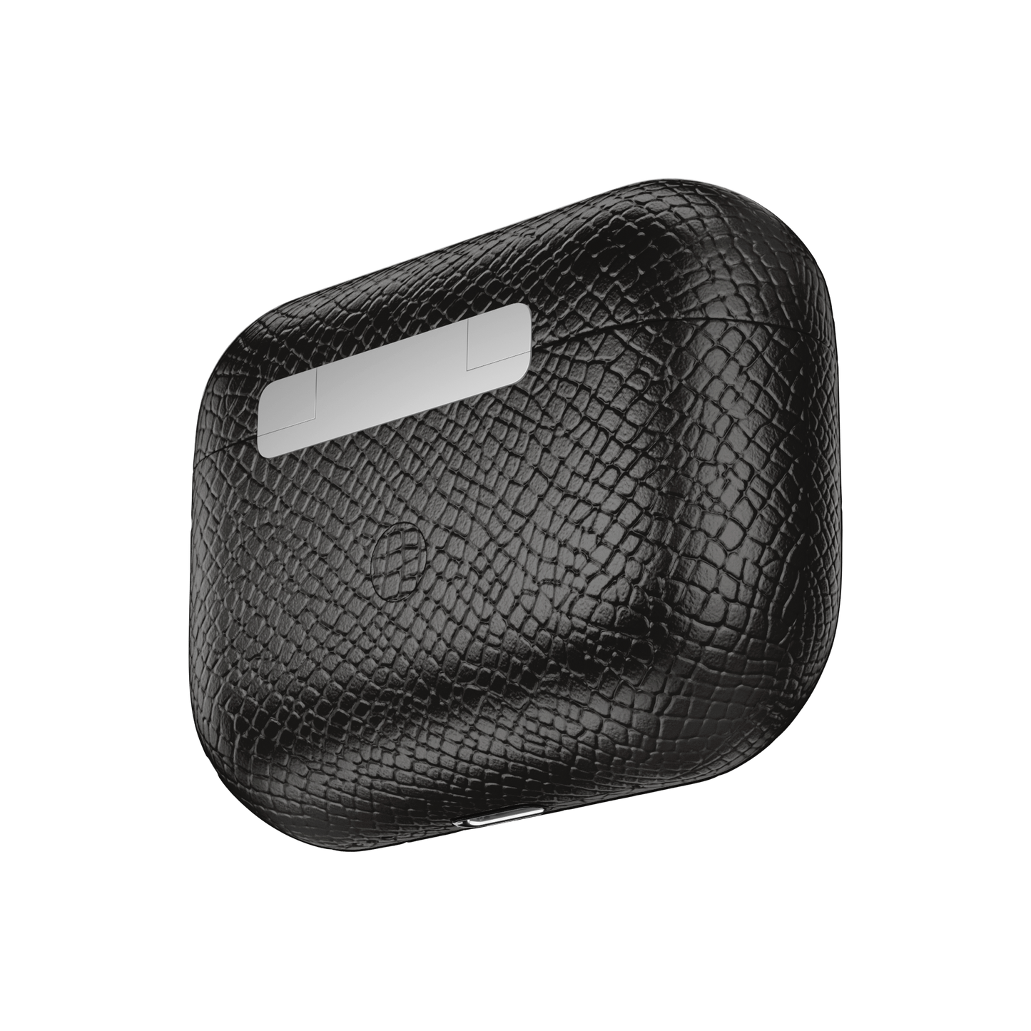 Airpods Pro 2 Black Grained Leather Cover