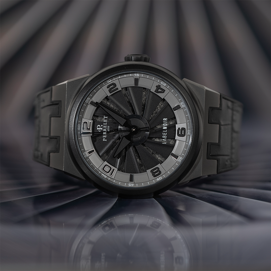 Shot of the limited edition Perrelet Turbine Evo - Label Noir