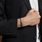 Pavé Set Carbone Cord Bracelet in Grey